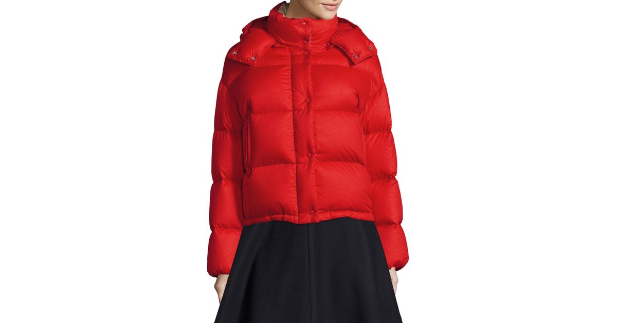 moncler paeonia quilted puffer jacket