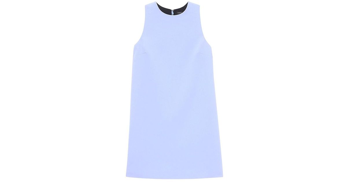 Theory Shift Minidress in Blue | Lyst