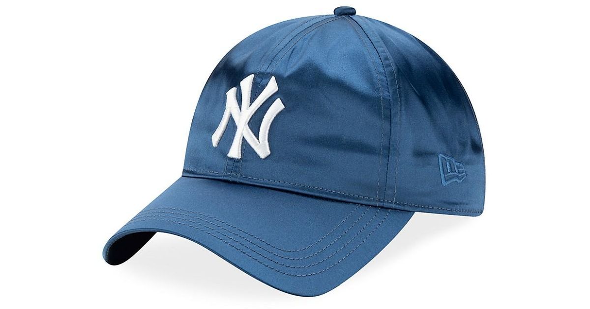 KTZ Ek 9twenty New York Yankees Satin Baseball Cap in Blue for Men
