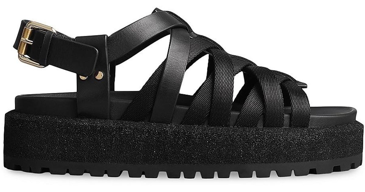 Rag & Bone Platform Sandals in Black | Lyst