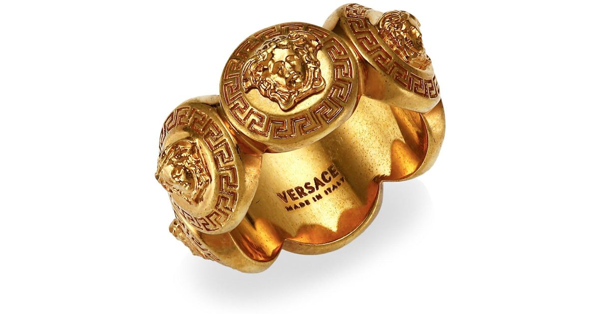 versace tribute medusa ring