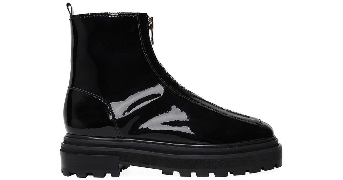 schutz turmalina crystal embellished combat boots