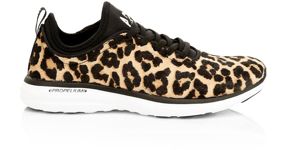 leopard apl shoes