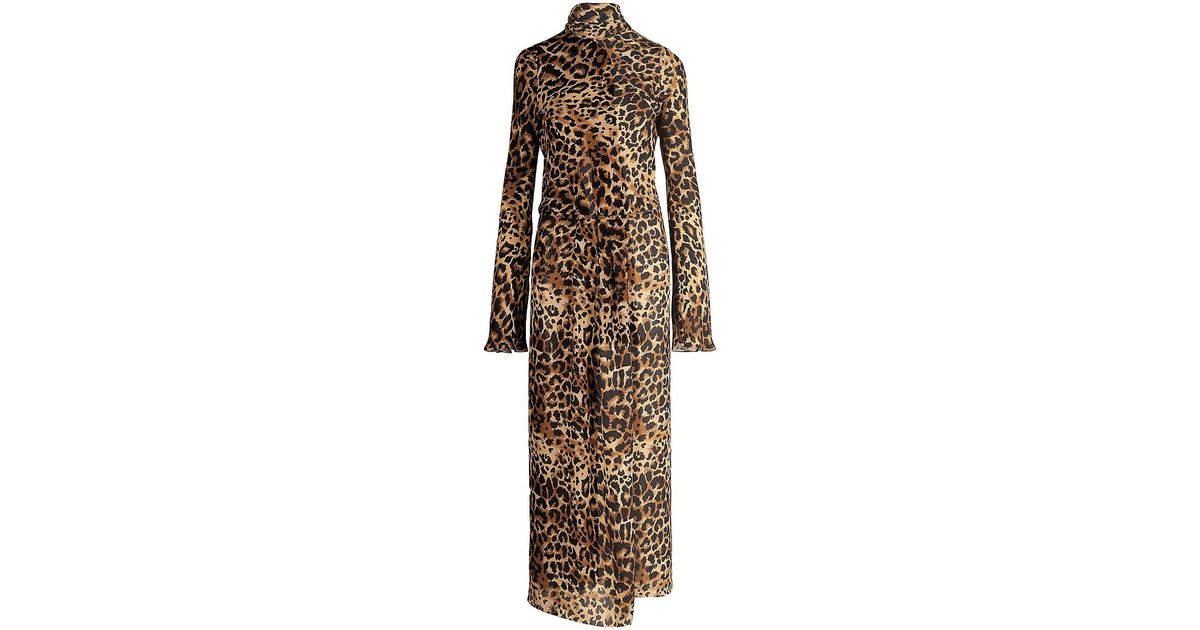 Johanna Ortiz Elegancia Gitana Leopard Maxi Dress in Natural | Lyst
