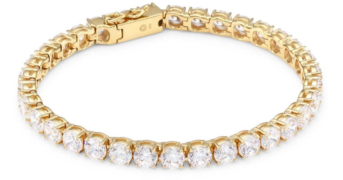 Adriana Orsini 18k Goldplated Sterling Silver Tennis Bracelet in ...