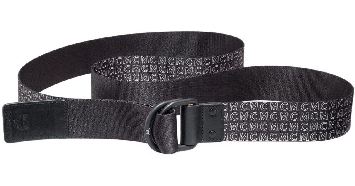 MCM Synthetic Collection Reversible Belt in Black for Men Lyst