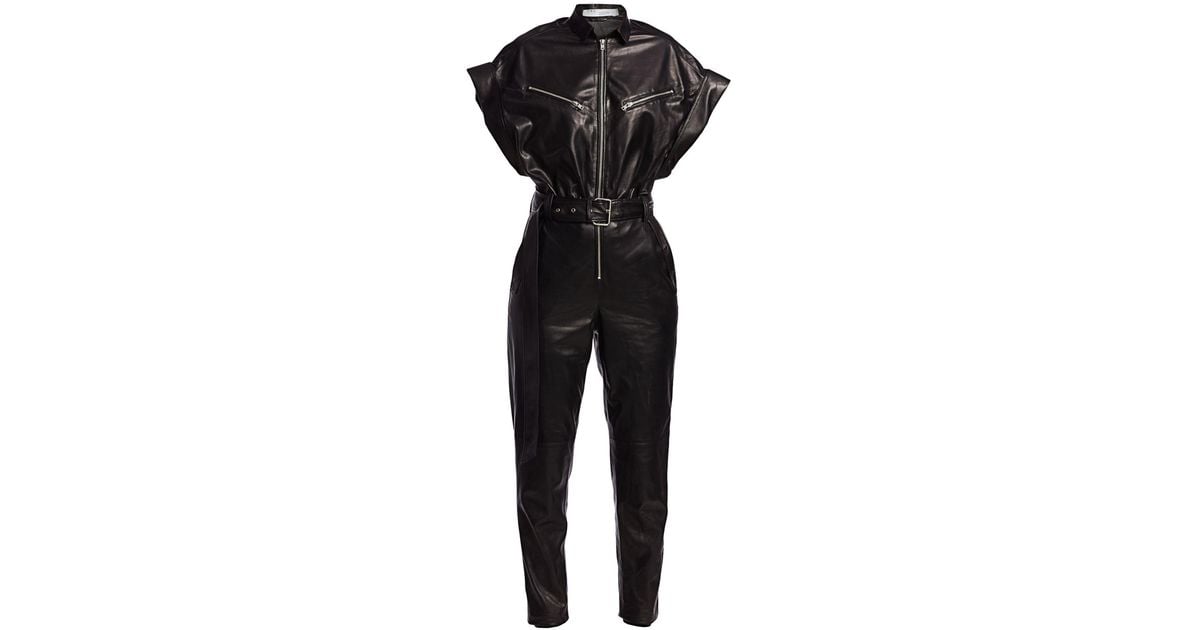 iro leather jumpsuit