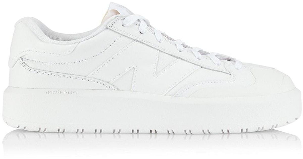 New Balance Ct302 Leather Lowtop Sneakers in White Lyst