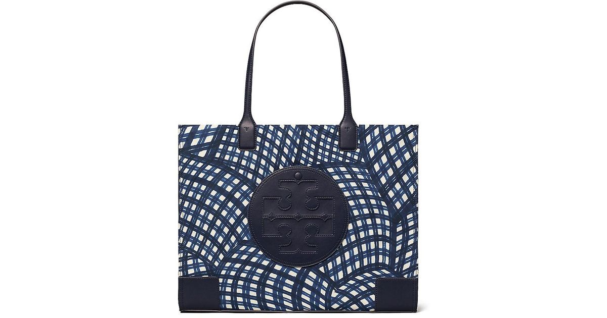 Tory Burch Ella Printed Tote Bag in Blue Lyst