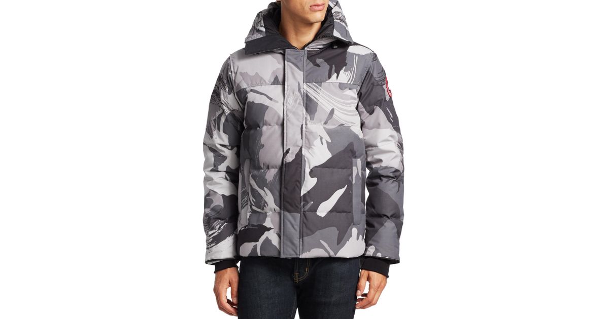 canada goose macmillan grey camo