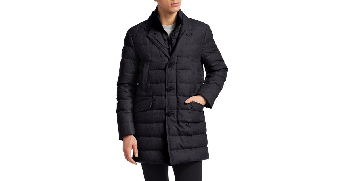 Moncler Keid Quilted Jacket in Navy 