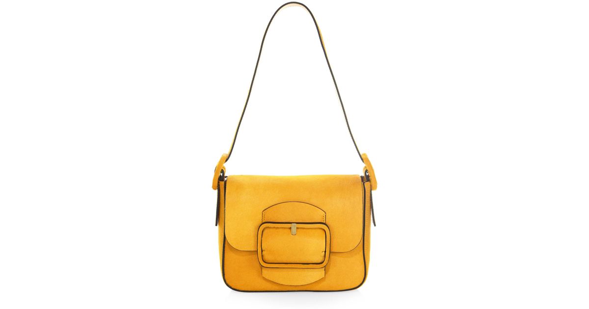 tory burch calf hair handbag