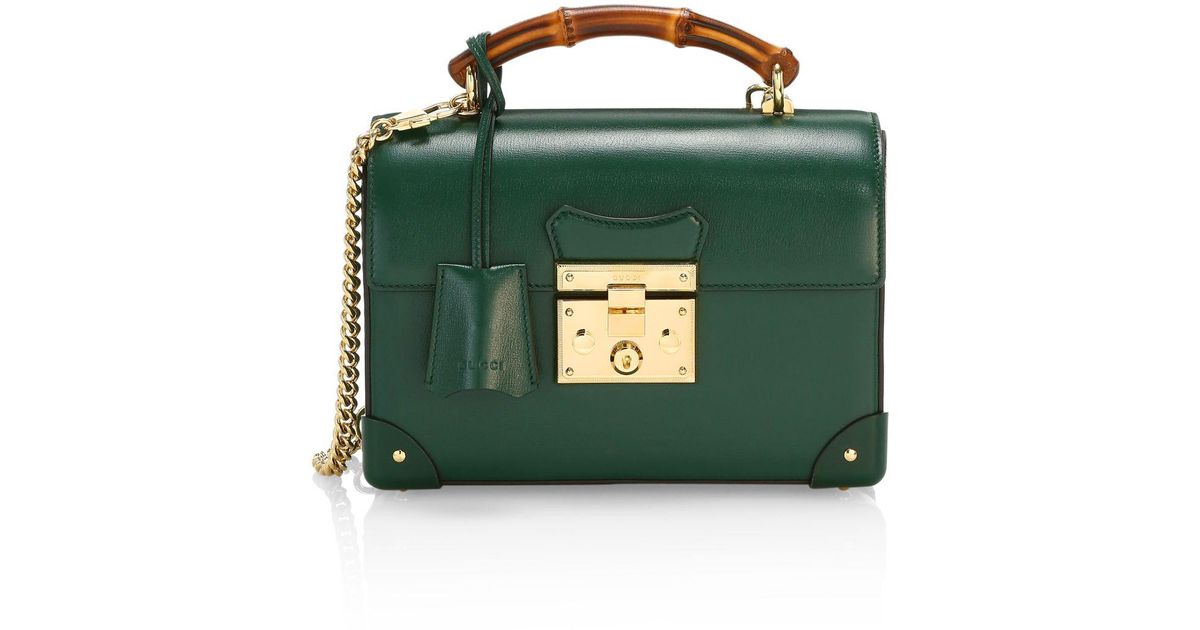 gucci padlock green