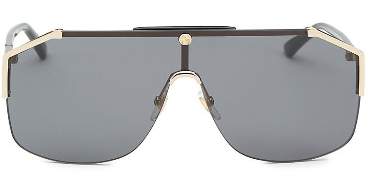 gucci 99mm shield sunglasses