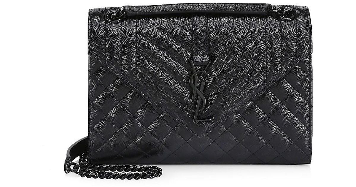 ysl envelope medium black