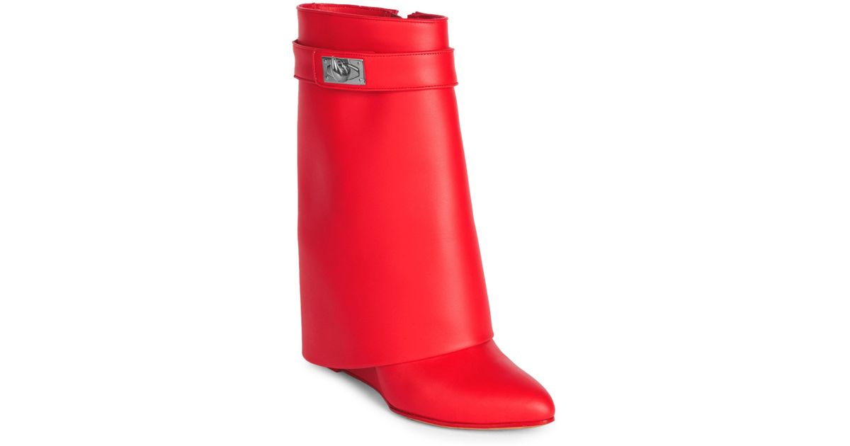 givenchy red boots