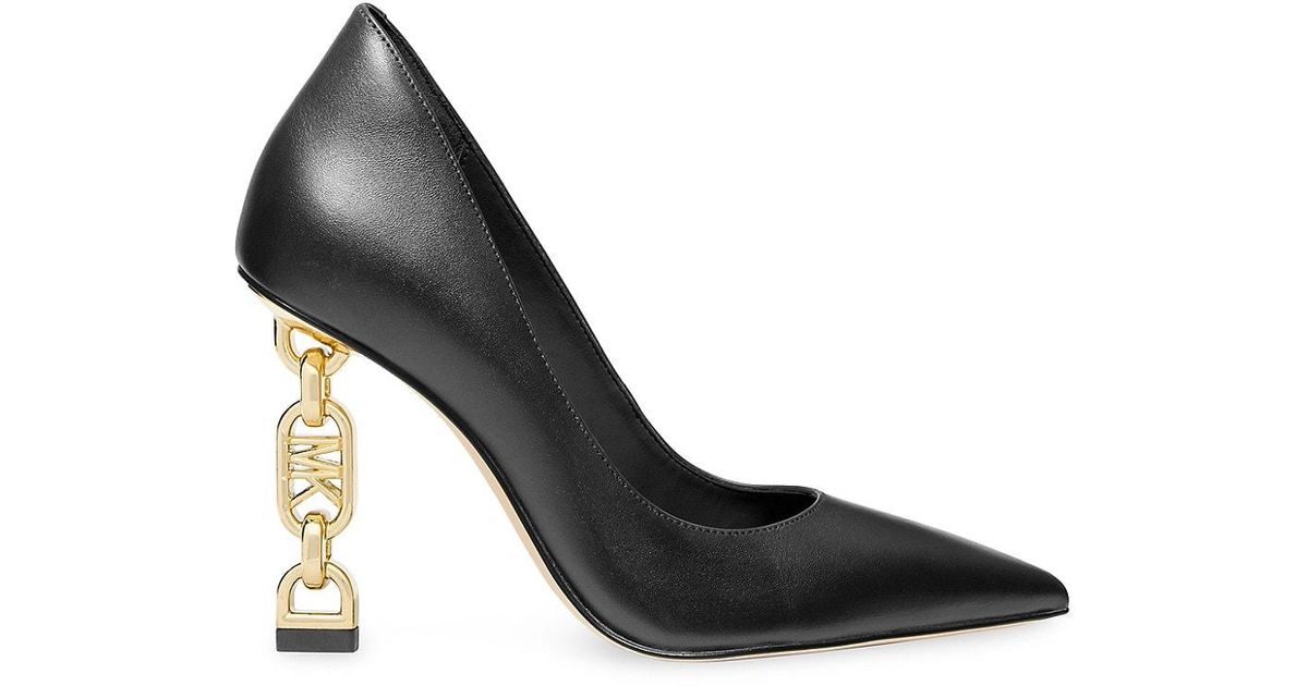 michael kors leather pumps