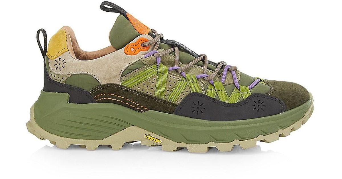 Flower Mountain Iwano Low-top Sneakers in Green for Men | Lyst