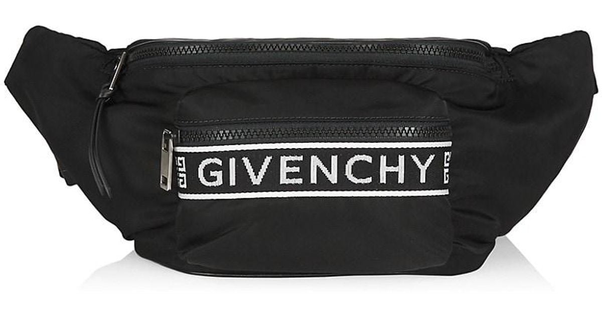 Givenchy Synthetic Light 3 Large Belt Bag in Black White (Black) for Men - Lyst