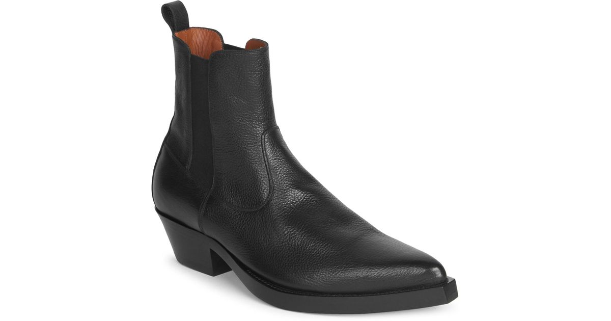 Givenchy Leather Texas Cowboy Boots in 