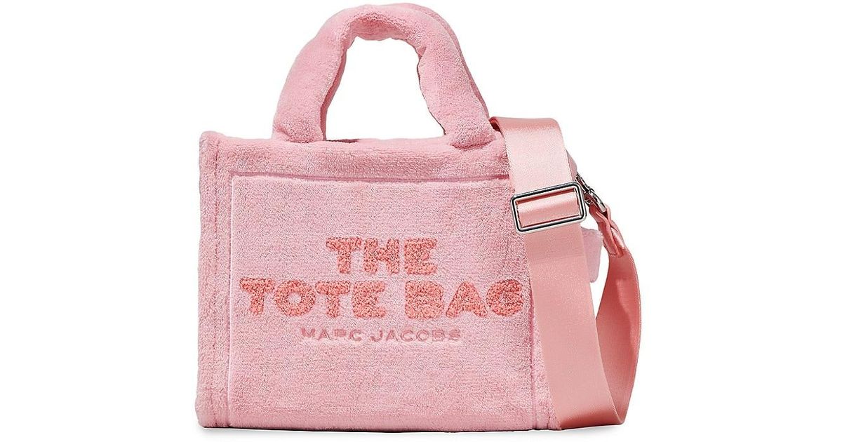 Marc Jacobs The Small Terry Tote in Light Pink (Pink) | Lyst