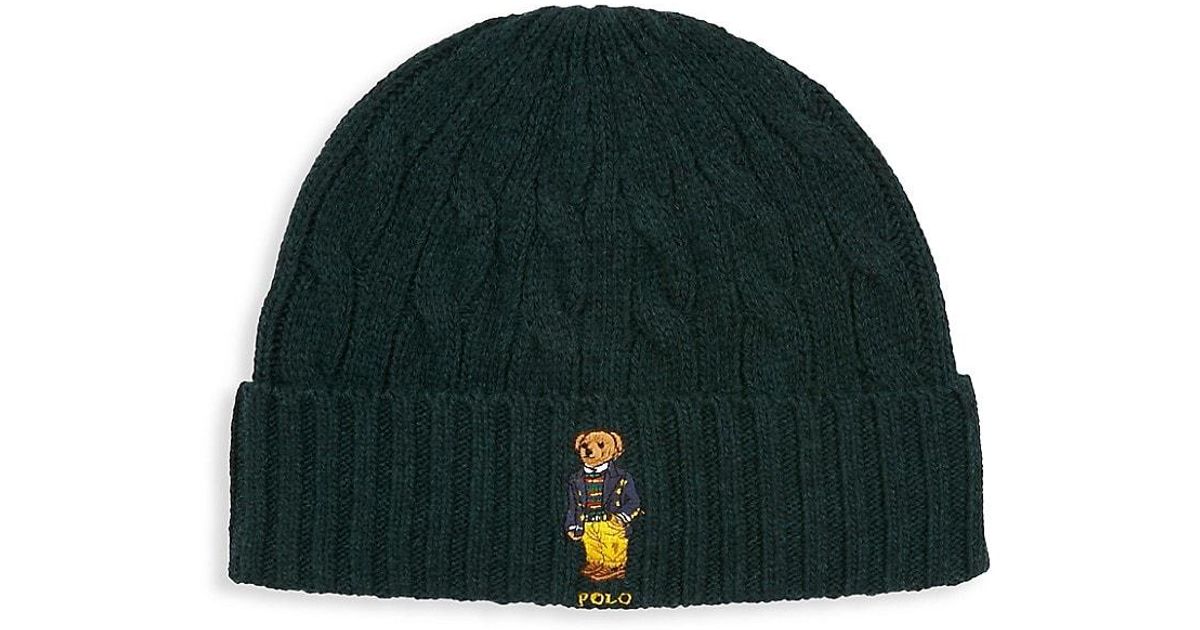 polo bear skull cap