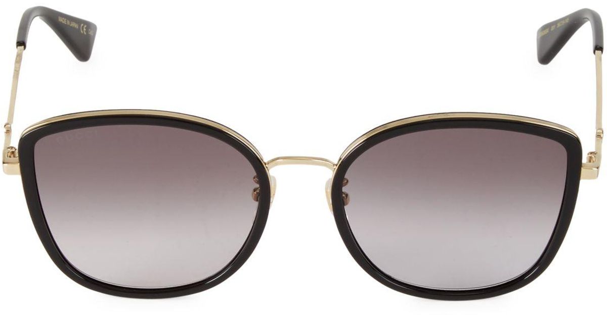 Gucci GG0606SK-001 56mm Sunglasses in Black - Save 42% - Lyst