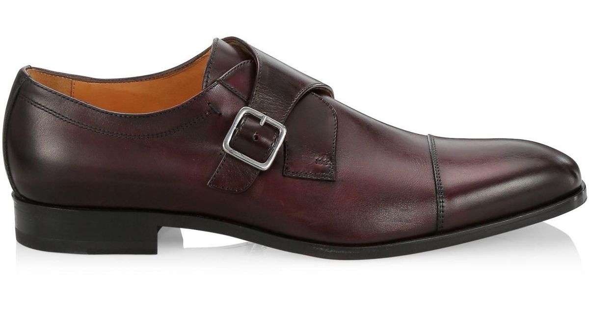 men's casual monk strap shoes