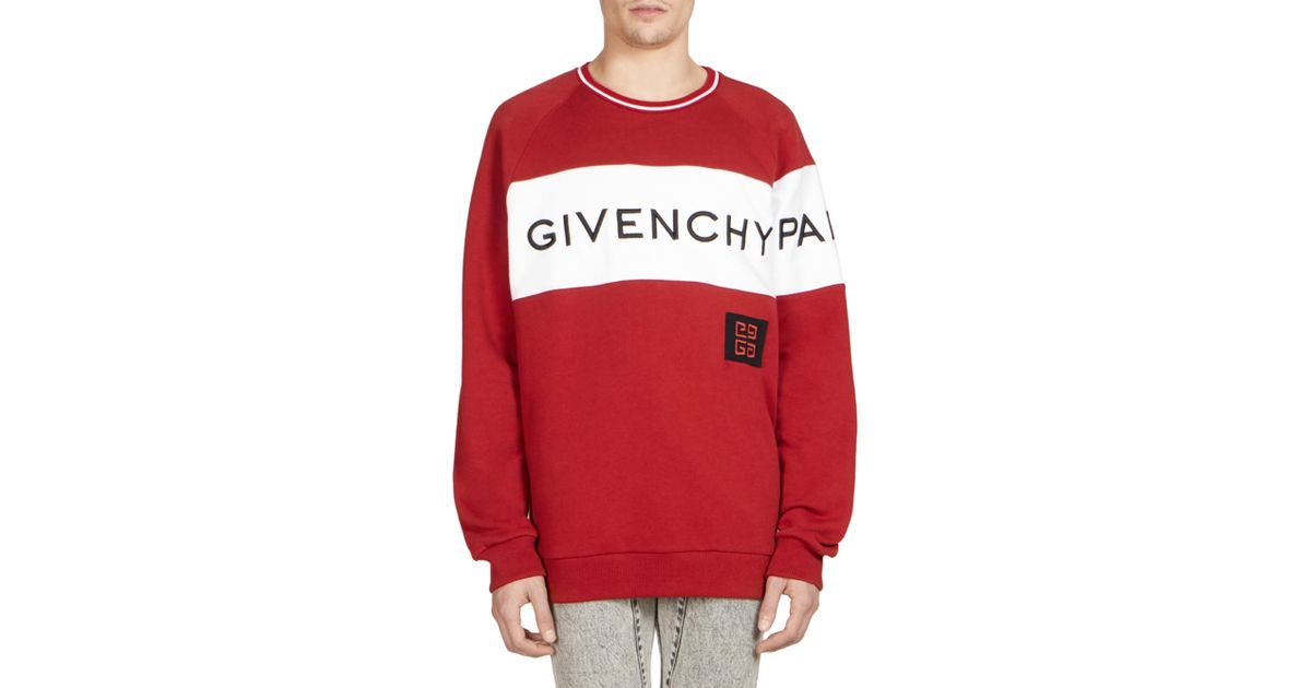givenchy crewneck red