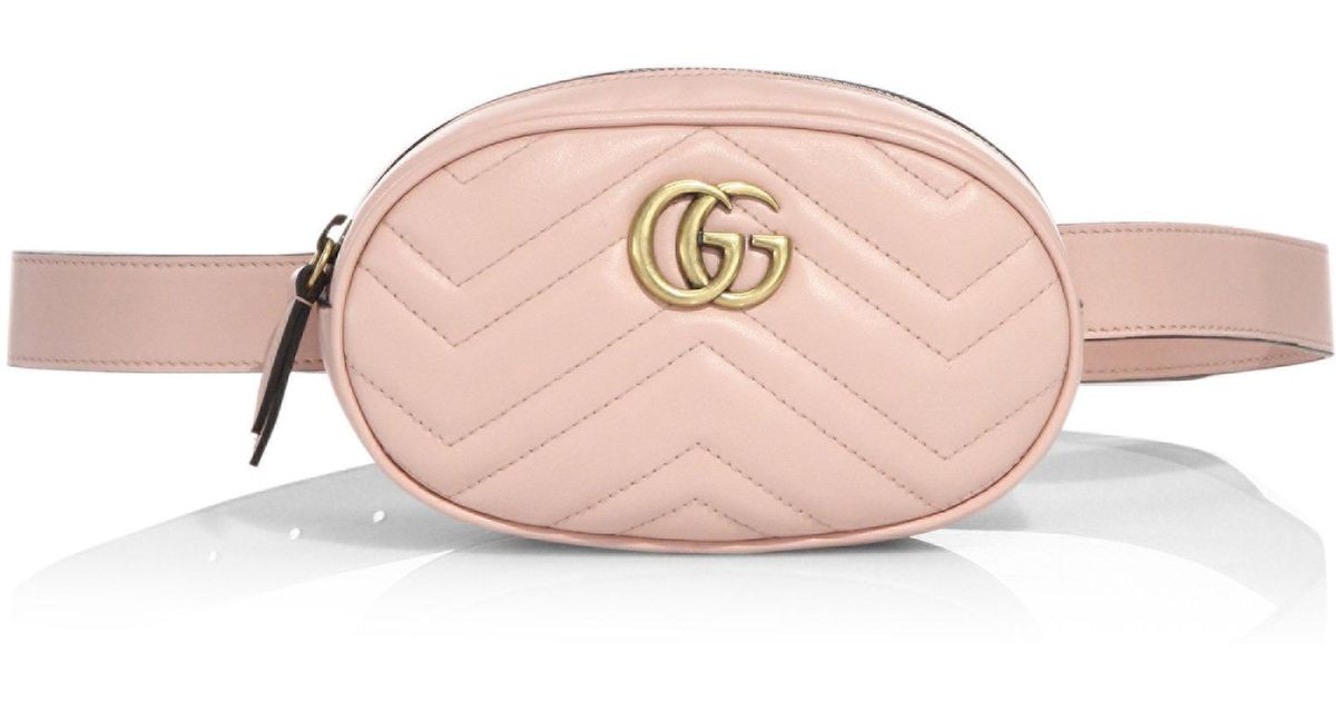 gucci pink belt bag