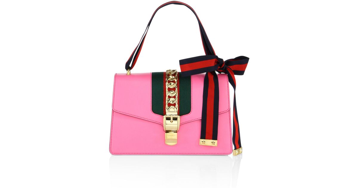 Gucci Sylvie Leather Shoulder Bag in 