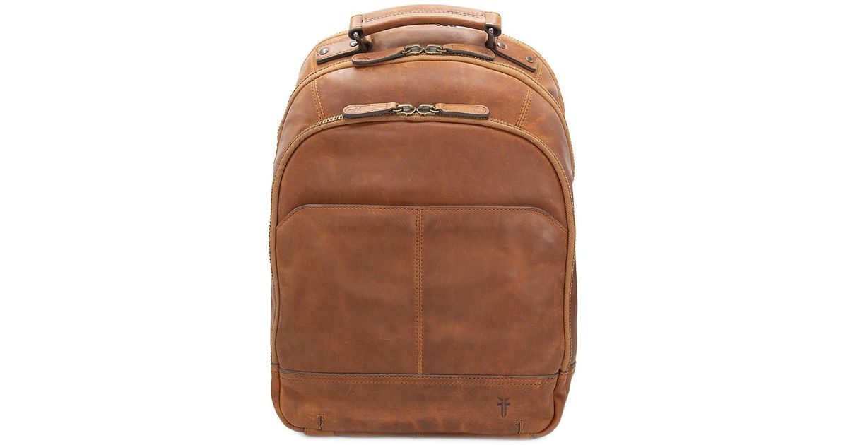 logan leather backpack