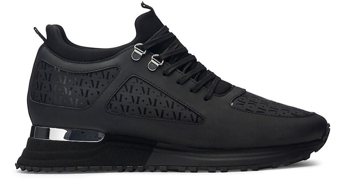 Mallet Leather Diver 2.0 Midnight Monogram Sneakers in Black for Men Lyst