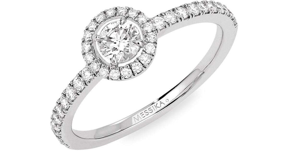  Messika  Joy Brilliant cut Diamond Engagement  Ring  in White 