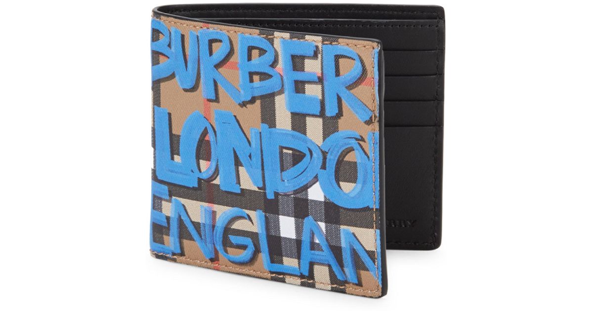 Burberry graffiti wallet Clearance