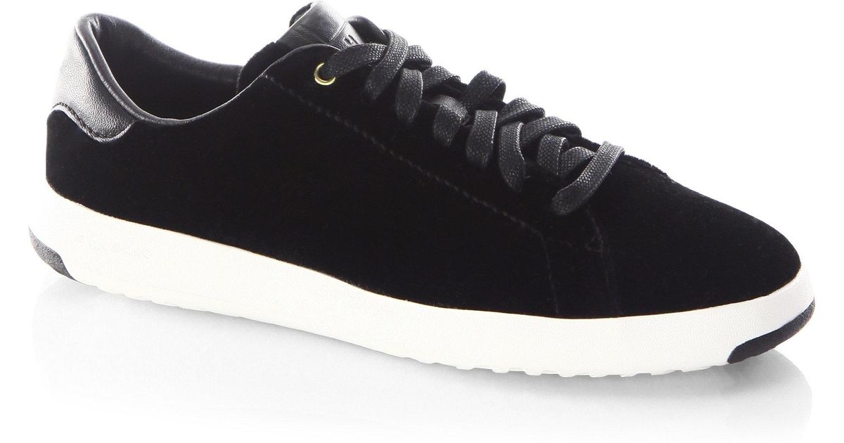 cole haan velvet sneakers