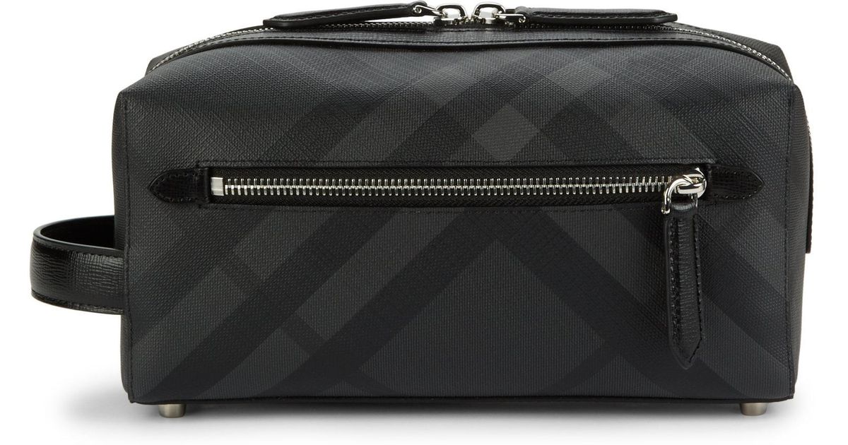 burberry check dopp kit