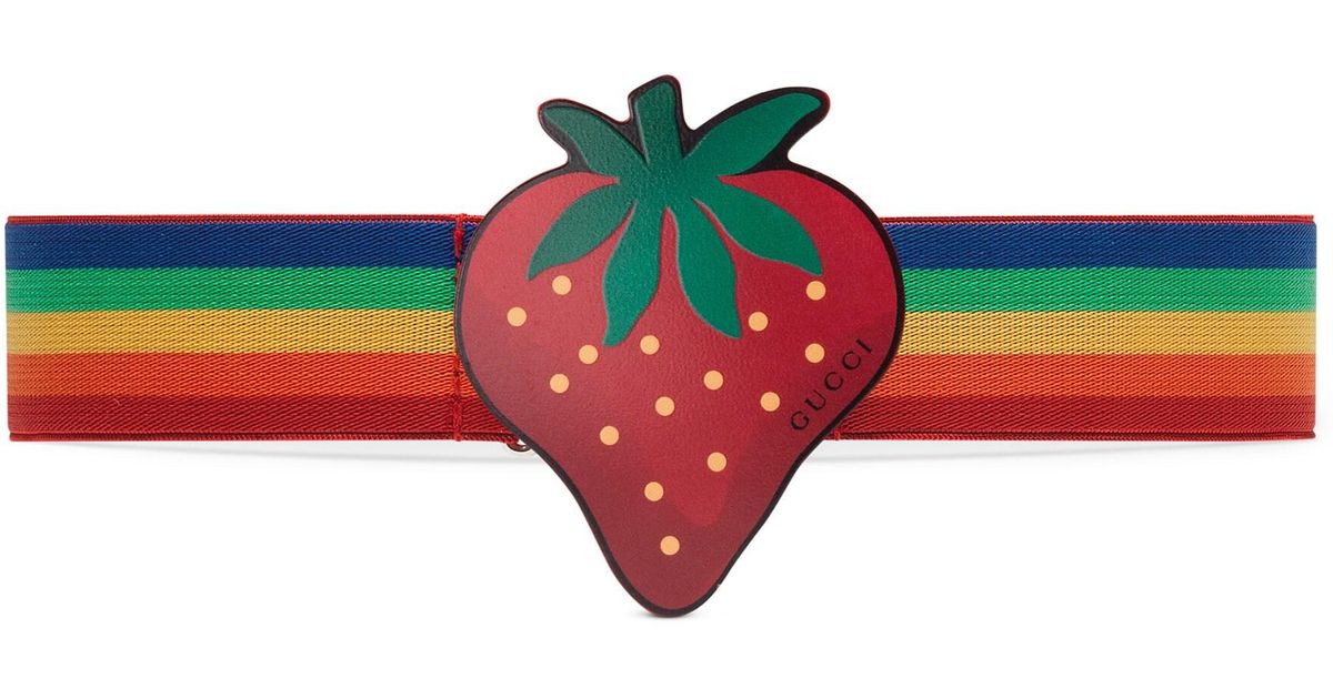 gucci rainbow belt