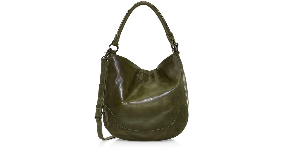 frye melissa leather hobo