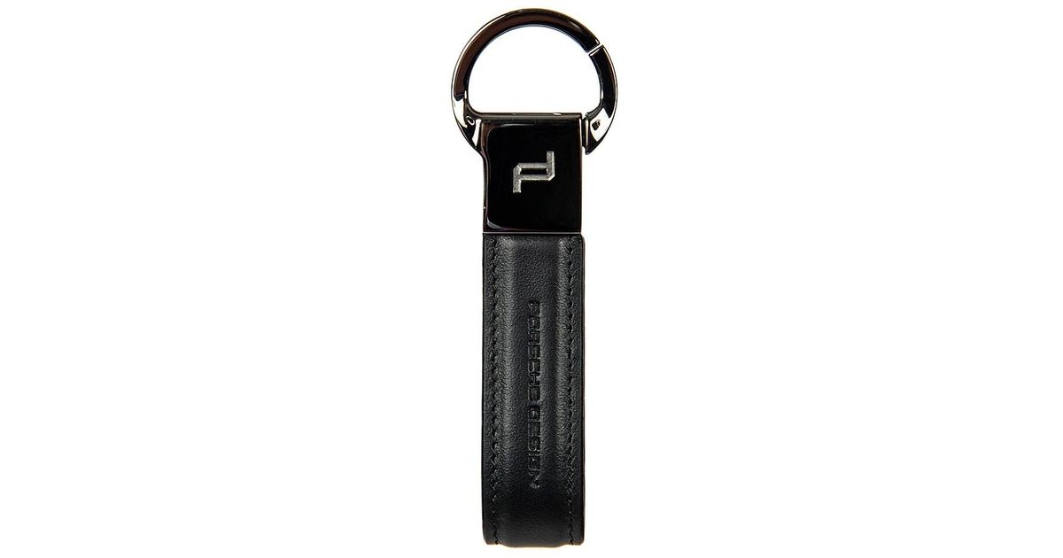 Porsche Design Leather Keyring Loop in Black for Men Lyst