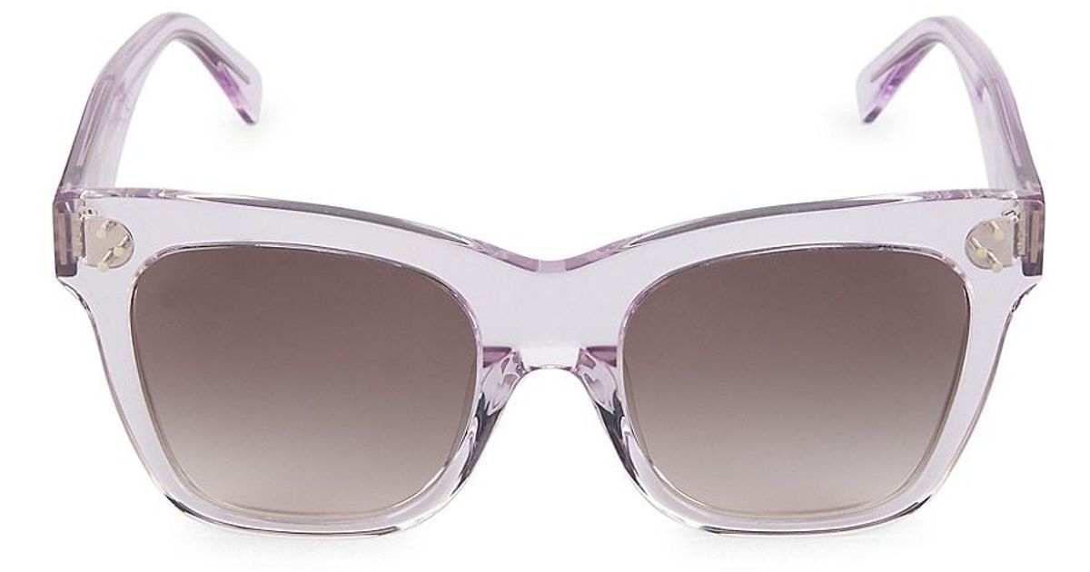 Celine 52mm Square Sunglasses in Lilac (Purple) Lyst