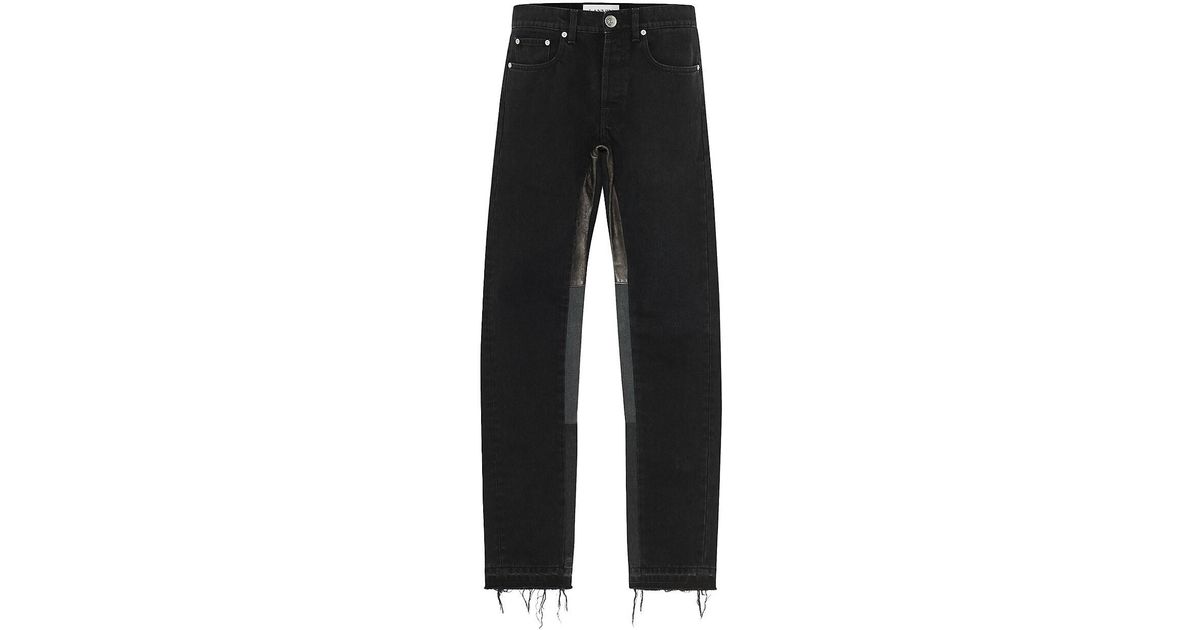 Lanvin Gallery Dept. X Slim-fit Jeans in Black for Men | Lyst