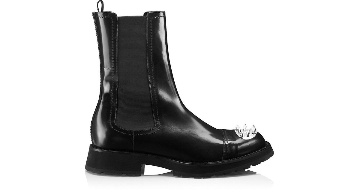 stud detail chelsea boots