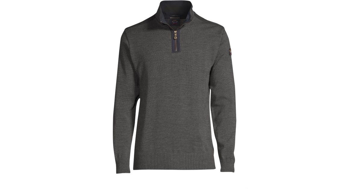 Download Paul & Shark Wool Men's Heritage Collection Quarter Zip ...