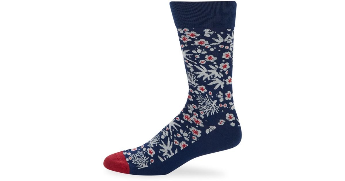 mens floral socks