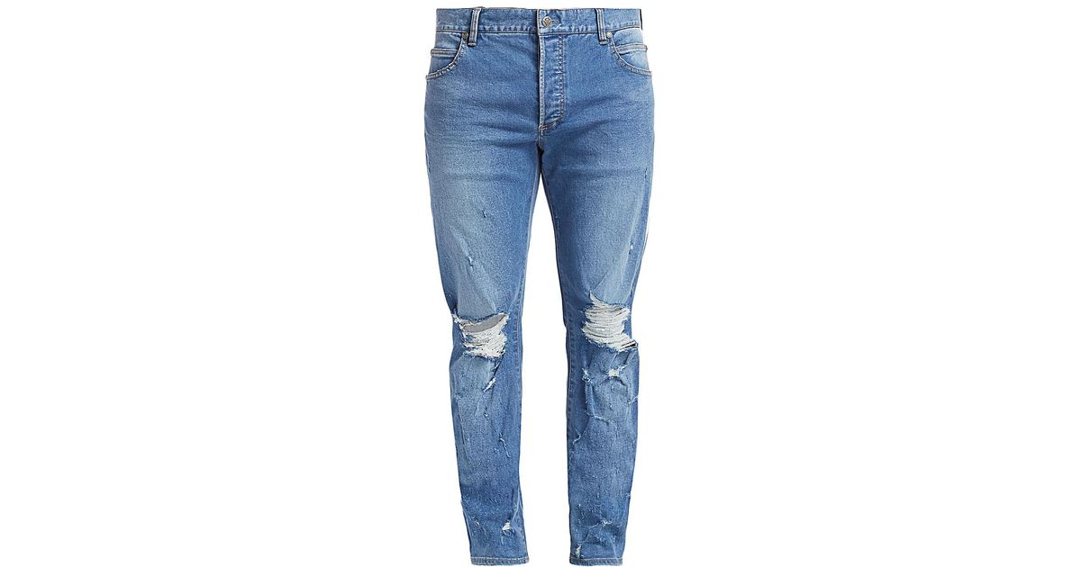 side tape jeans