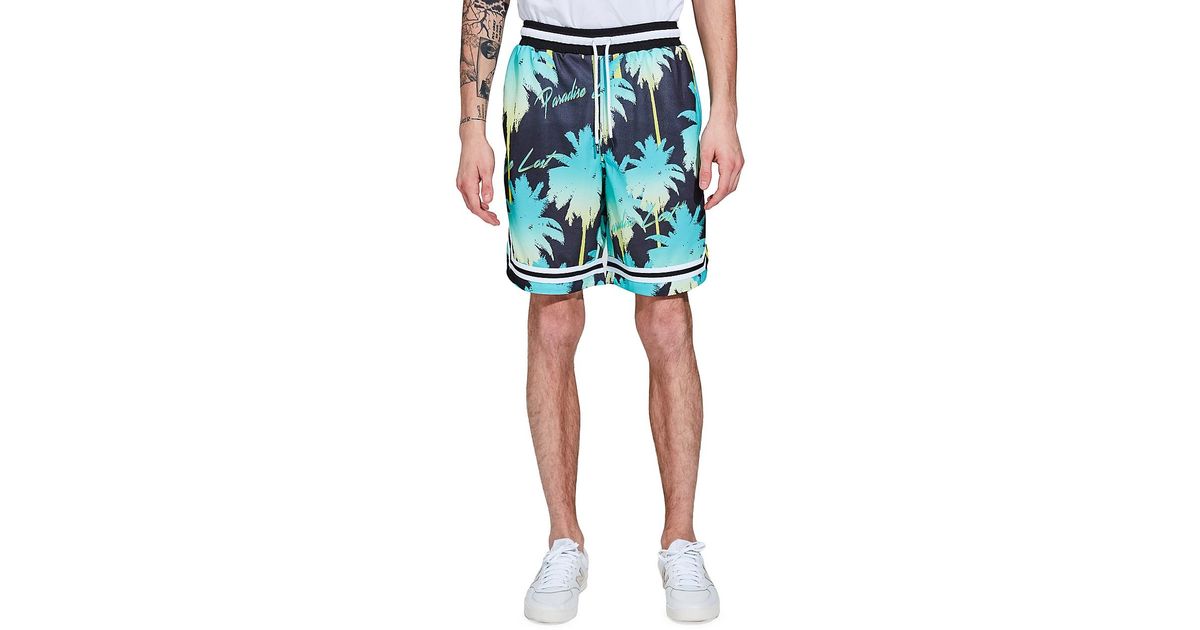 Wesc Paradise Lost Basketball Shorts in Blue for Men | Lyst