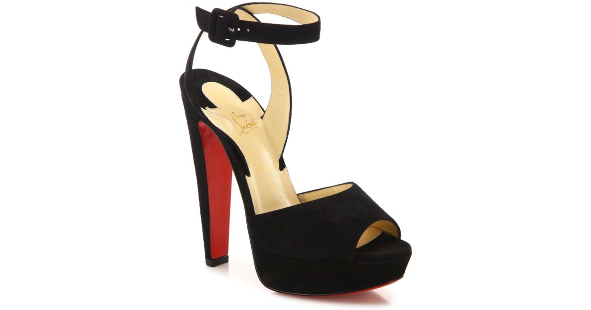 louboutin with ankle strap