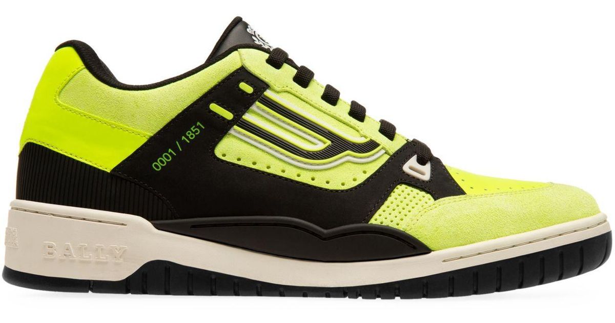 yellow bally shoes