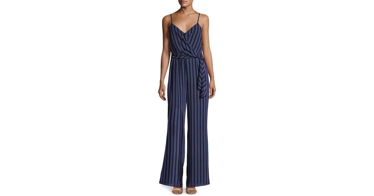 michael kors striped jumpsuit